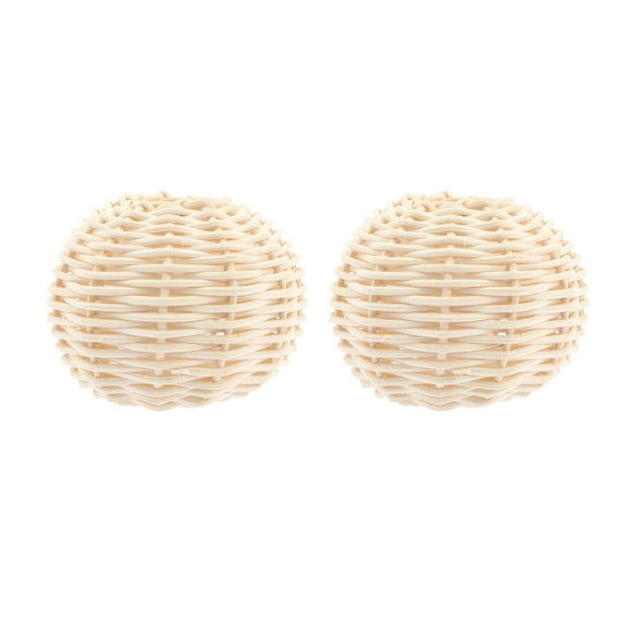 2 Pcs Pendant Lights Woven Lamp Shade Rattan Lampshade Material