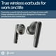 thumbnail image 2 of Plantronics Poly Voyager Free 60 UC True Wireless Earbuds Noise-Canceling Mics for Clear Calls – ANC – Portable Charge Case – Compatible w/iPhone, Android, PC/Mac, Zoom, Teams – Amazon Exclusive, 2 of 5