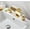 Gold, variant on Basin Faucet Bathroom Widespread Three Holes 8 Inch Brass Water Mixer Tap Gold Black Basin Waterfall Sink Mixer Crane