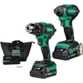 thumbnail image 1 of Juego de herramientas eléctricas Metabo HPT 18V MultiVolt™ Inalámbrico KC18DEXQB, 1 of 9