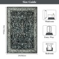 thumbnail image 2 of IValue Vintage 3'x5' Area Rugs for Living Room Non Slip Boho Machine Washable Indoor Floor Carpet for Entryway Bedroom, 2 of 8