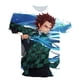 thumbnail image 1 of Camisetas Demon Slayer para bebé (niño o niña), camisetas de manga corta, novedad de verano, camisetas con estampado 3D, disfraces, camisetas de cuello redondo de Anime, ropa 7T Gao Jinjia LED, 1 of 2