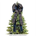 thumbnail image 3 of Moño Decorativo Holiday Time para Punta de Árbol Azul con Dorado, 3 of 4