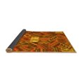 thumbnail image 2 of Ahgly Company Indoor Round Patchwork Yellow Transitional Area Rugs, 6' Round, 2 of 4