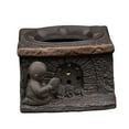 thumbnail image 1 of Calentador de té con soporte para velas, estilo retro, de cerámica japonesa, para tetera de kung fu Calentador de té Monk, 1 of 9