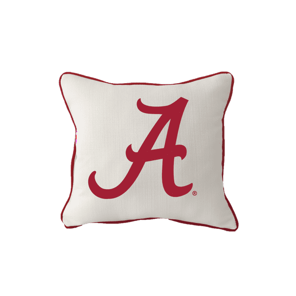 Little Birdie Alabama Crimson Tide Square Piped Pillow