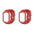 thumbnail image 4 of Maytalsory Silicone Wristband Strap For 2 3 Runner 2 3 Spark 3 GPS Watch red 2Set, 4 of 6
