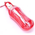 thumbnail image 5 of Dispensador de agua portátil para perros de 500 ml, botella de agua de viaje con gancho, botella de agua con bebedero para perros, cachorros, gatos, conejos, cobayas y otras mascotas (rojo) ER, 5 of 5