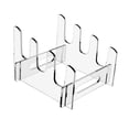 thumbnail image 3 of Soporte para platos de acrílico multicapa extraíble, organizador para utensilios de cocina 3 niveles, 3 of 9