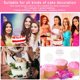 thumbnail image 5 of Adornos AcríLicos para Pasteles en Blanco, 15 Piezas, CíRculo Transparente, Adorno para Pastel CumpleañOs DIY, Adornos Personalizados para Cupcakes, Picos para Pasteles en Blanco, 5 of 8
