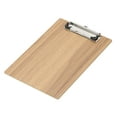 thumbnail image 1 of Clipboard de Madera Uxcell para Papel de 5.83"x8.27", Tableros de Clip de Tamaño Carta A5 Estándar, Textura de Madera de Cereza, 1 of 6
