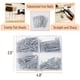 thumbnail image 3 of Kit surtido de clavos Mr. Pen de 600 piezas, 4 tamaños, color plata, 3 of 7