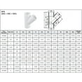 thumbnail image 2 of Lesso America 475-030 (12 Pack), Plumbing, PVC Pipe Fitting, Wye , SCH40, 3", 2 of 3