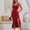 Red, variant on ZZwxWA Womens Sexy Sleeveless V Neck Maxi Dress Side Split Ruffle Hem Backless Bodycon Formal Cocktail Party Dresses