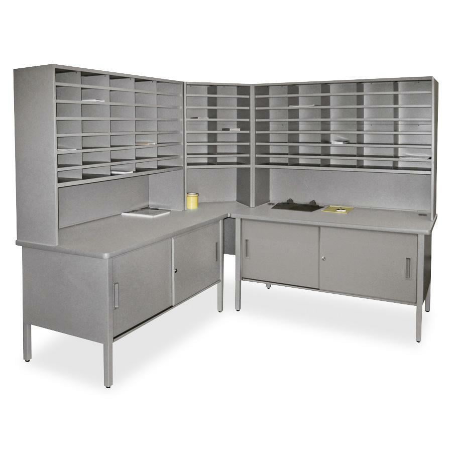 Marvel 84 Slot Corner Mail Room Organizer with Mail Storage