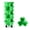 Green, variant on Vertical Planter GardenTower 6 Tiered Stackable Planter with Support Pole, Stacking Herb Vegetable Planters Indoor and Outdoor