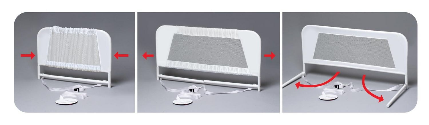 Barrière de lit de bébé convertible télescopique KidCoMD