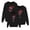 Black_002, variant on Matching Family Christmas Sweatshirts Printed O Neck Velvet Long Sleeve Pullover Sweatshirt Holiday Tops