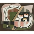 thumbnail image 3 of Georges Valmier 23x20 Black Modern Framed Museum Art Print Titled - Still Out of Fruit (1929), 3 of 5
