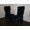 Black, variant on OctoRose ® 1pc Soft Micro Suede Shortly Dining Chair Cover Protector Royal Blue 19x18inch (DxW)