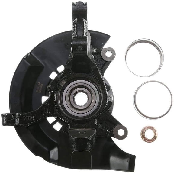 A-Premium Steering Knuckle and Hub Bearing Assembly Compatible with Toyota Camry 2004-2006 Front Driver Side