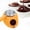 Orange, variant on Mini Electric Chocolate Melting Pot, Dual Temperature Control Fondue Warmer Set with Moulds & Accessories for Chocolate Cheese Butter Candy,Orange