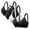 Multicolor MRS, variant on Everyday Bras 4pc Women Underwear Lace Full Coverage Gathered Bras Solid Color No Steel Ring Comfy Thin Loose Brassiere Lady Daily Wear Multicolor XL