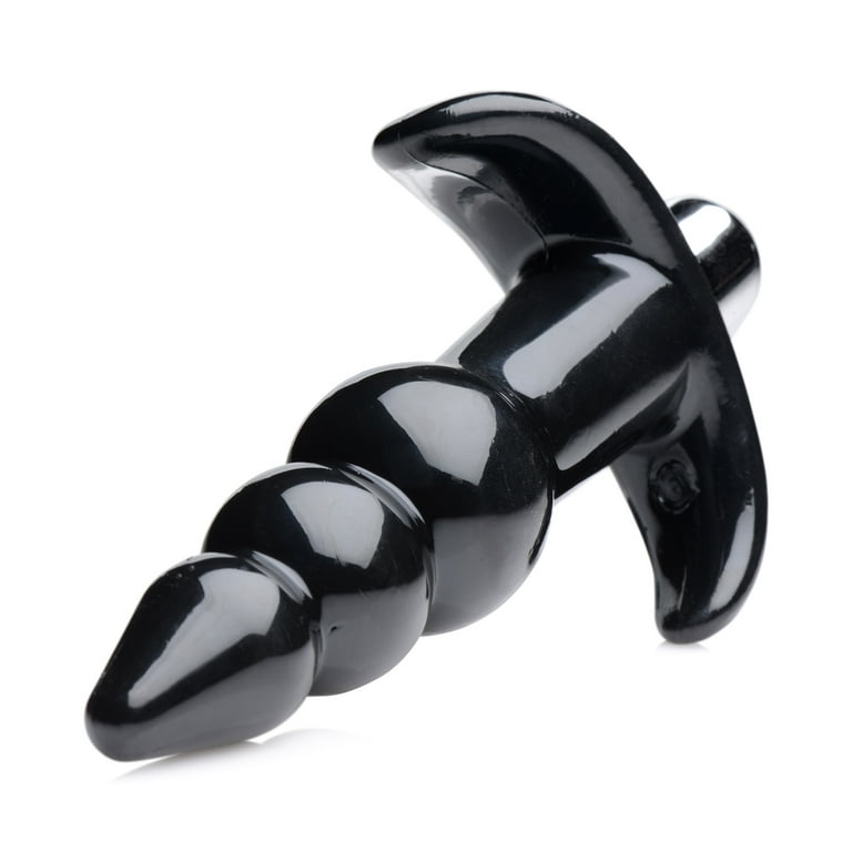 plug anal noir Frisky Bubbling Noir Ribbed Anal Plug