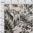 thumbnail image 2 of oneOone Polyester Spandex Black Fabric Floral & Leaves Sewing Fabric By The Yard Printed Diy Clothing Sewing Supplies 56 Inch Wide, 2 of 4