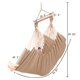 thumbnail image 5 of Zimtown Hamaca Colgante de Cuerda, Silla, Columpio para Porche con 2 Almohadas (Café), 5 of 6