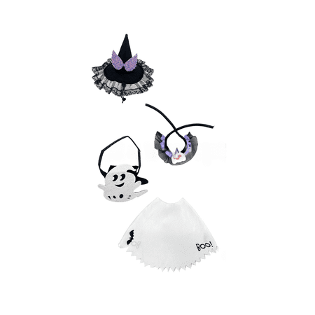 Pet Four Piece Set for Small Dogs Halloween Party Use