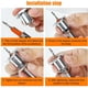 thumbnail image 5 of 2pcs Wood Drill Bits, HSS Drill Bit Set, 8mm Steel Countersink Drill Bits, Countersink Drill Bit Set for Woodworking, Plastic, Drilling Holes (Size), 5 of 5