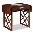 thumbnail image 2 of Leick Computer Desk in Chocolate Oak, 2 of 3