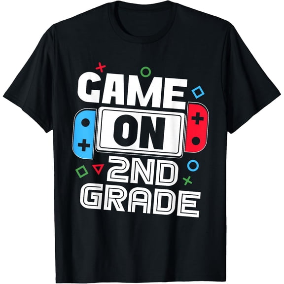 Gamer Back To School Funny Game 2nd Grade T-Shirt
