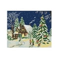 thumbnail image 3 of veasfak Winter Landscape Stamped Cross Stitch for Adults Beginners with Printed, 3 of 9