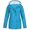 Sky Blue, variant on Baqcunre Womens Jacket Women's Solid Color Fashion Casual Zipper Button Double Pocket Drawstring Hooded Charge Coat Womens Coats Rain Jacket Women Winter Jackets for Women Black L
