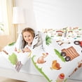 thumbnail image 4 of Castle Fairy Teens Cute Chicken Goat Cow Twin Comforter Sets,Farmhouse Animal Bedding Set, 4 of 8