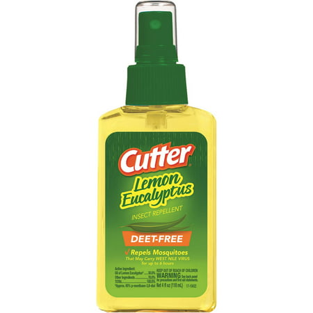 Cutter Lemon Eucalyptus Insect Repellent, Pump Spray, 4-fl (Best Water Repellent Spray)