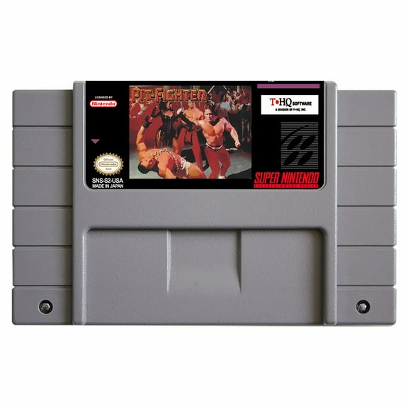 SNES Games Cartridge Pit-Fighter