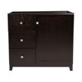thumbnail image 5 of Design House 547026 Shorewood Unassembled 1-Door 2-Drawer Vanity without Top, 36", Espresso, 5 of 14