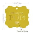 thumbnail image 7 of Inkdotpot Real Gold Foil Bracket Shape Paper Hang Tags Ready To Pop Baby Shower Favor Tags Pack Of 100, 7 of 7