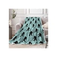 thumbnail image 2 of Bigfoot Throw Blanket Sasquatch Pine Forest Flannel Fleece Blanket for Sofa Bed Camping Gift Home Decor Warm Cozy, 2 of 6