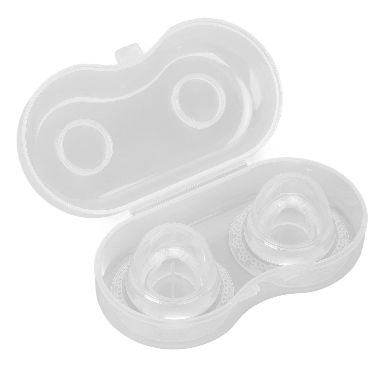 Yajisi 2pcs Transparent Silicone Nipple Corrector Suckers for Pregnant Women Breastfeeding Support - 9.0 inches / 22.8 cm