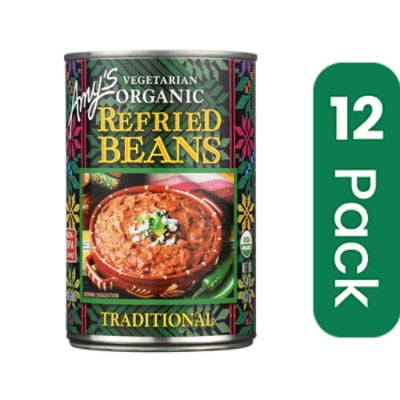 Amy's Traditional Refried Beans 15.4 oz (Pack Of 12)