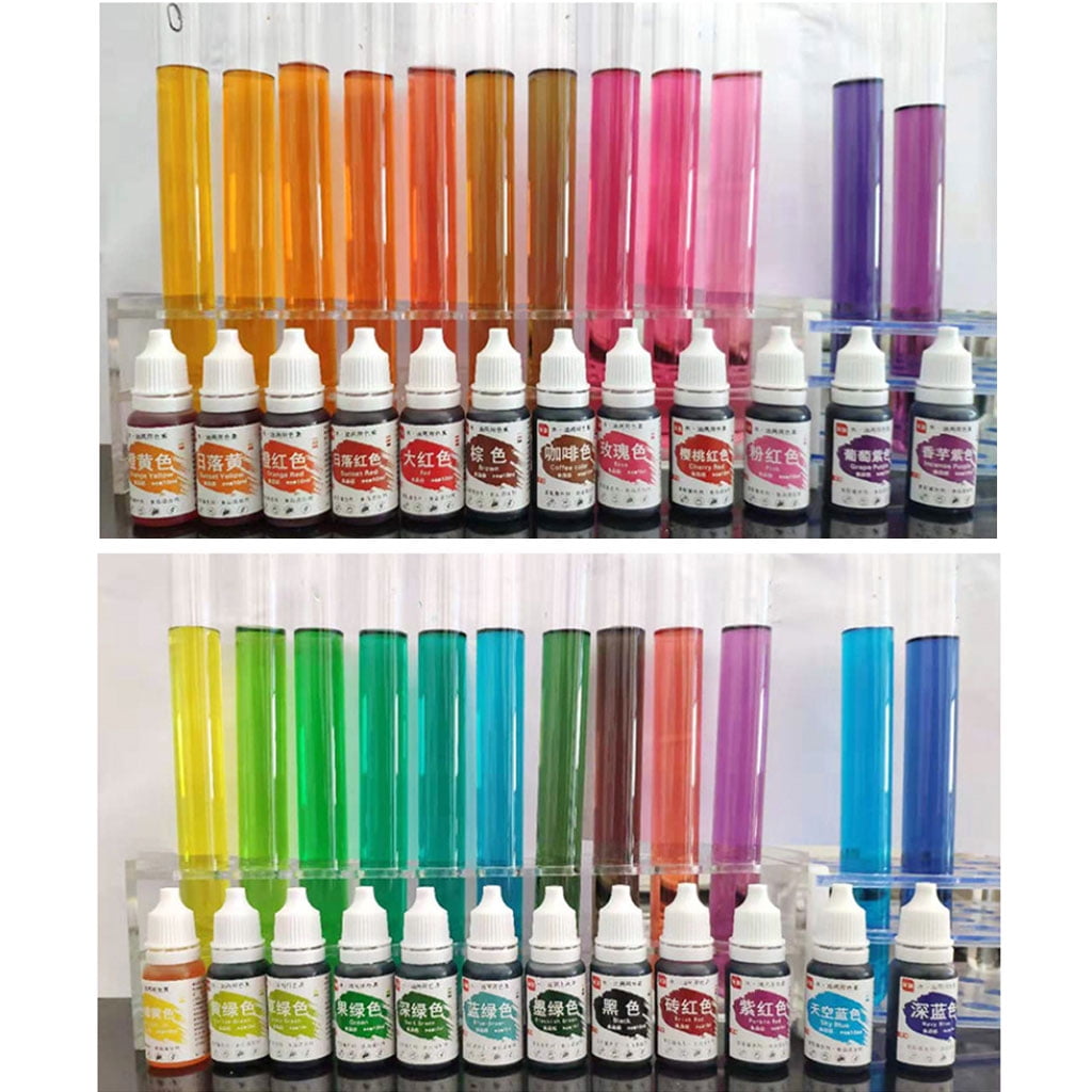 Techinal 24 Colors 10ml Natural Ink Food Coloring Cake Pastries Cookies DIY Craft Pigment For Cake Decoration Frosting Icing Fond