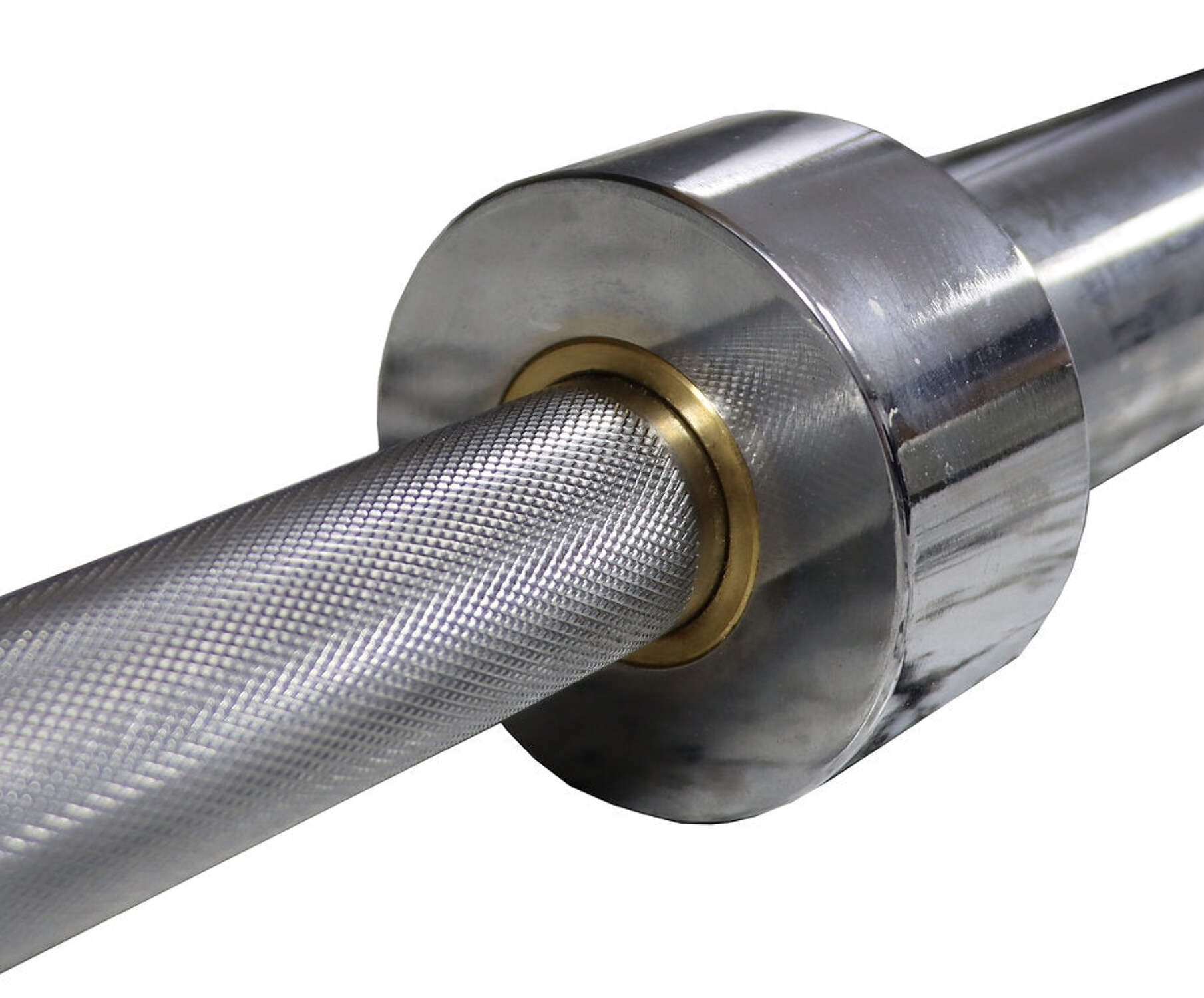 Deltech Fitness 7' Olympic Weight Bar Model #OB-85, Chrome Plated Steel