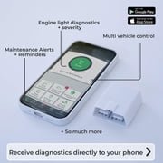 Bluetooth OBD2 Scanner for Car - Car Code Readers & Scan Tools for iPhone & Android - Wireless OBD2 Auto Diagnostic Tool to Check Engine & (1 Pack)