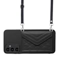 thumbnail image 3 of for Samsung Galaxy A34 5G Slim Case with Card Holders and Strap for Women, Samsung Galaxy A34 5G Phone Case Wallet PU Leather Kickstand RFID Blocking Flip Shockproof Wallet Case - Black, 3 of 11