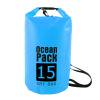 thumbnail image 3 of Saco De Bolsa Seca Bolsa seca impermeable Pack Saco Natación Kayak Barco Trekking (15L Azul cielo) Hugtrwg  Libre de BPA, 3 of 4