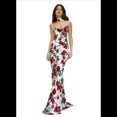 thumbnail image 2 of Vestido Maxi Ajustado de Verano para Mujer, con Tirantes y Estampado Floral, Ajustado, Sin Espalda para Fiestas y Clubes M, 2 of 10